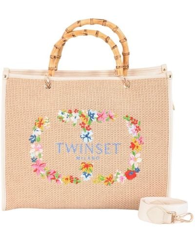 Twin Set Tote Bags - Pink