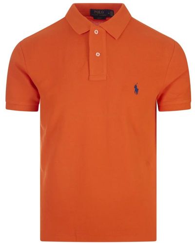 Ralph Lauren Polo Shirts - Orange