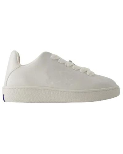 Burberry Leder sneakers - Weiß