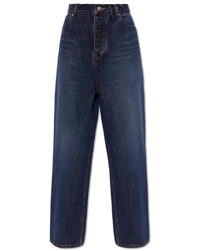 Balenciaga Jeans mit logo - Blau
