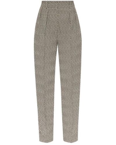 The Mannei Trousers > straight trousers - Gris