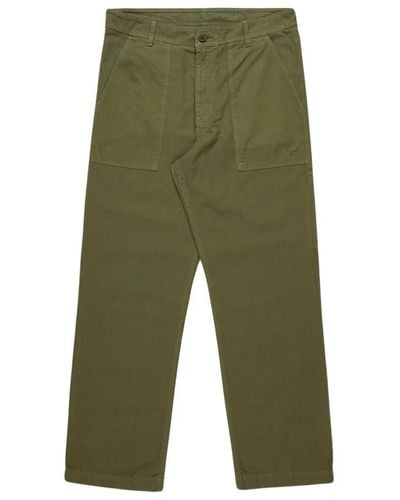 Sebago Straight Trousers - Green