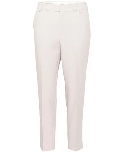 Part Two Slim-Fit Trousers - Natural