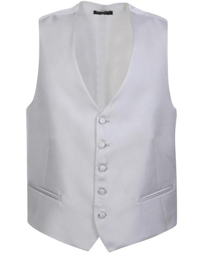 Dell'Oglio Suits > suit vests - Gris