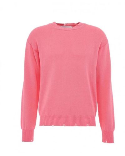 Amaranto Round-Neck Knitwear - Pink