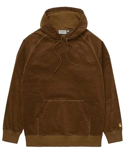 Carhartt Hooded cord sweatshirt - Marrone
