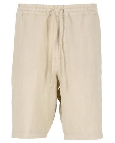 120% Lino Casual Shorts - Natural