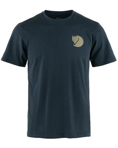 Fjallraven Walk with nature t-shirt m ( dark navy) - Blu