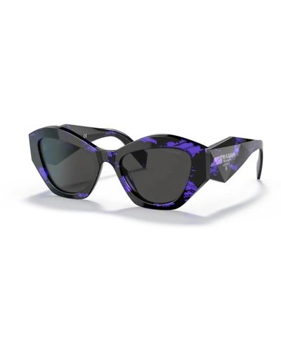 Prada Stilvolle sonnenbrille für frauen - modell 07ys sole - Blau