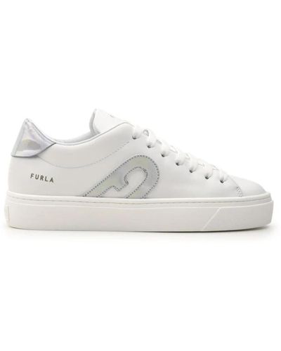 Furla Joy lace up sneakers - Blanco