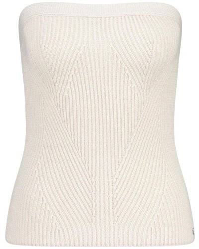 Marc Cain Sleeveless Tops - White