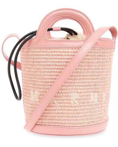 Marni Bags > bucket bags - Rose