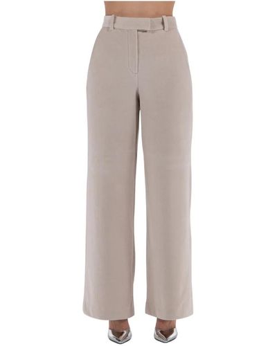 Circolo 1901 Trousers > wide trousers - Gris