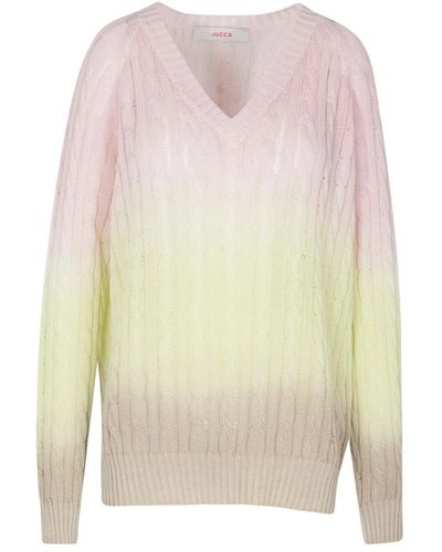Jucca V-Neck Knitwear - Multicolour