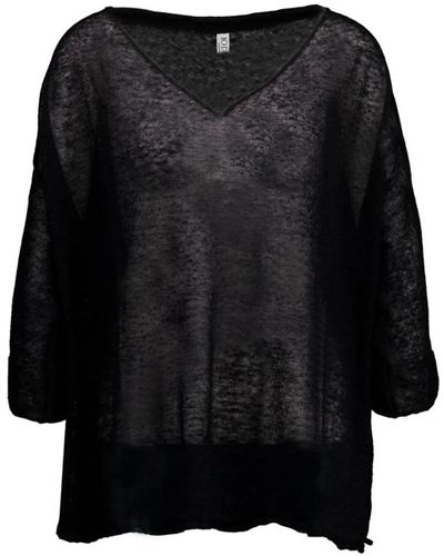 10Days Knitwear > v-neck knitwear - Noir