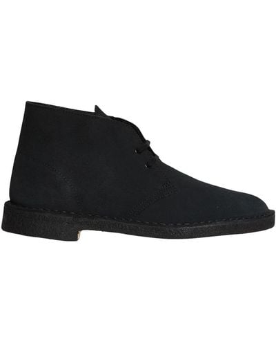 Clarks Lace-Up Boots - Black