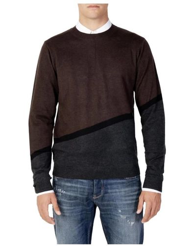 Antony Morato Round-Neck Knitwear - Black