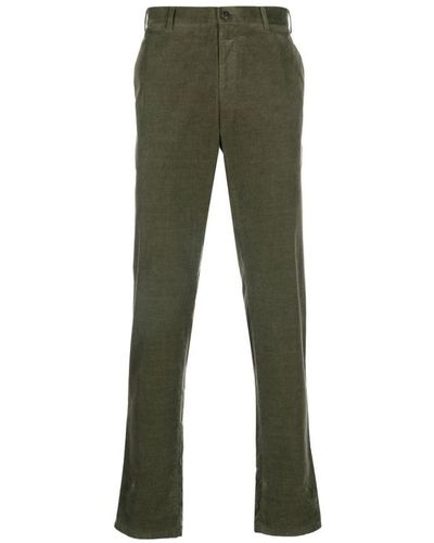 Canali Slim-fit pantaloni - Verde