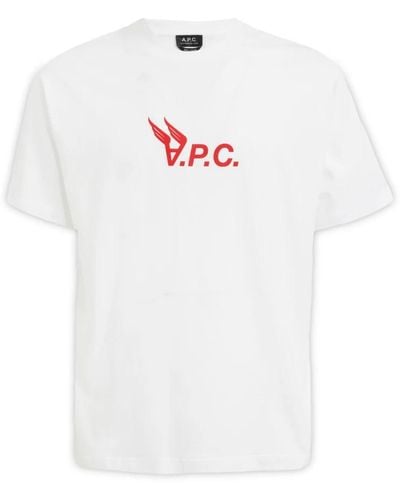 A.P.C. T-Shirts - White
