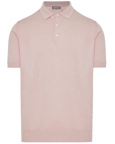 Canali Polo Shirts - Pink