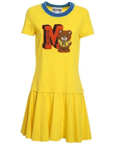 Moschino Short Dresses - Yellow