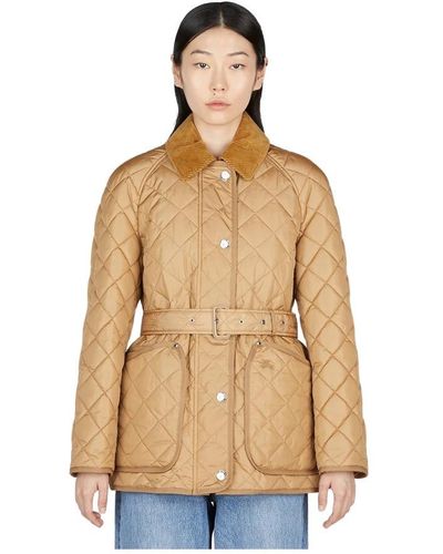 Burberry Down Jackets - Natural