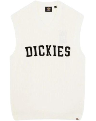 Dickies Sleeveless Knitwear - White
