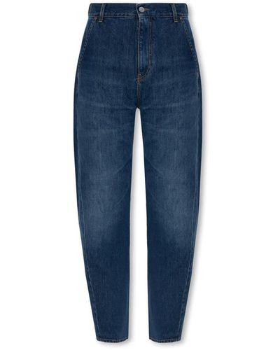 Victoria Beckham Jeans mit taschen - Blau
