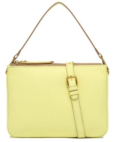Gianni Chiarini Frida o - stilvolle handtasche für frauen,frida schwarze handtasche,frida o - stilvolle handtasche - Gelb