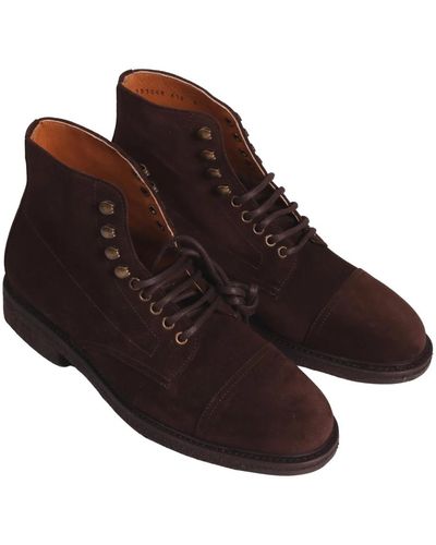 BERWICK  1707 Shoes > boots > lace-up boots - Marron