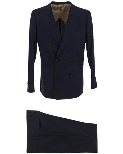 Maurizio Miri Suits > suit sets > double breasted suits - Bleu