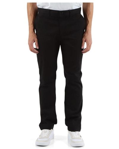 Tommy Hilfiger Straight Trousers - Black