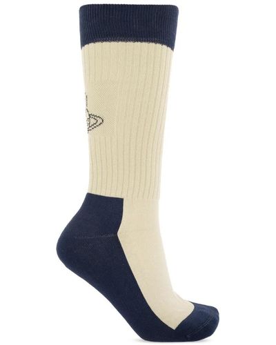 Vivienne Westwood Socken mit logo - Blau