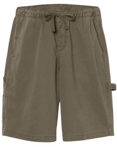 Timberland Organische baumwolle kordel bermuda shorts - Grün