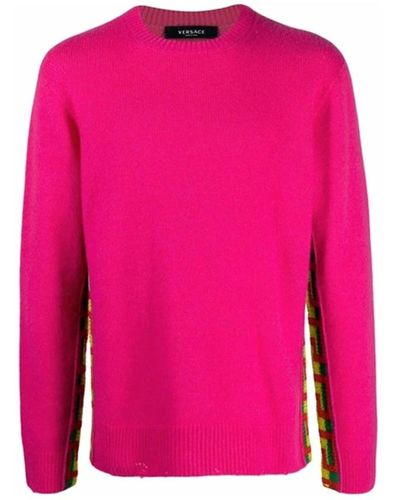 Versace Round-Neck Knitwear - Pink