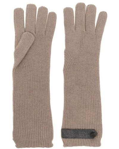 Brunello Cucinelli Gloves - Marrone