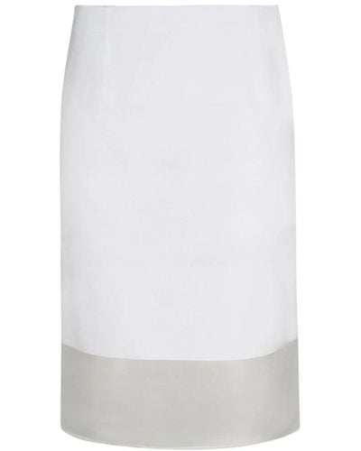 Max Mara Midi Skirts - White