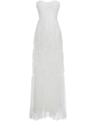 Elisabetta Franchi Gowns - Weiß