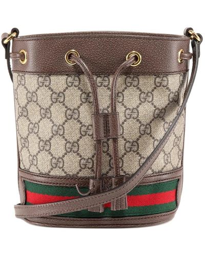 Gucci Bucket Bags - Brown
