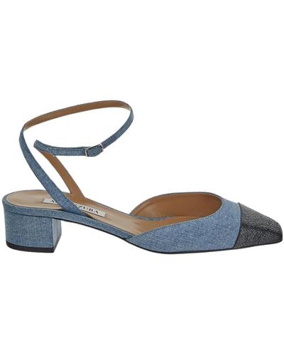 Aquazzura Shoes > heels > pumps - Bleu