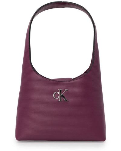 Calvin Klein Shoulder Bags - Purple