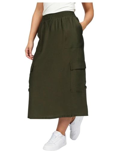 2-Biz Midi Skirts - Green