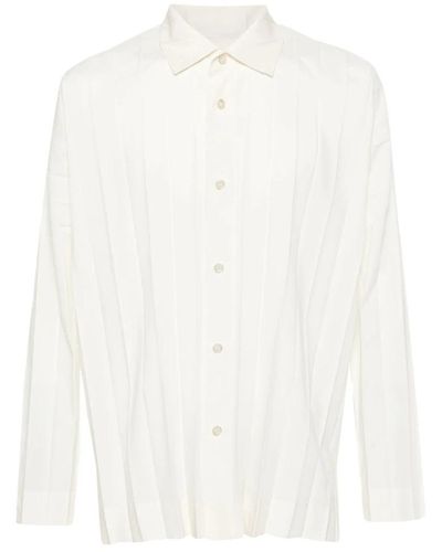 Issey Miyake Casual Shirts - White