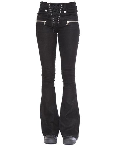 Unravel Project Jeans > flared jeans - Noir