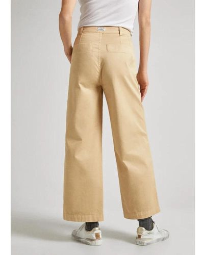 Pepe Jeans Wide Trousers - Natural