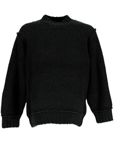 Sacai Knitwear > round-neck knitwear - Noir