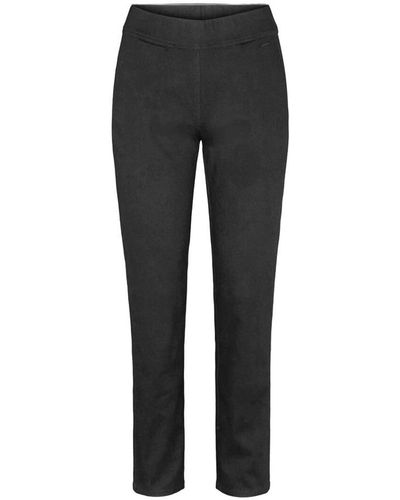 LauRie Slim-Fit Trousers - Black