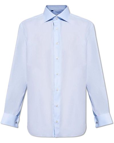 Brioni Shirts > formal shirts - Bleu