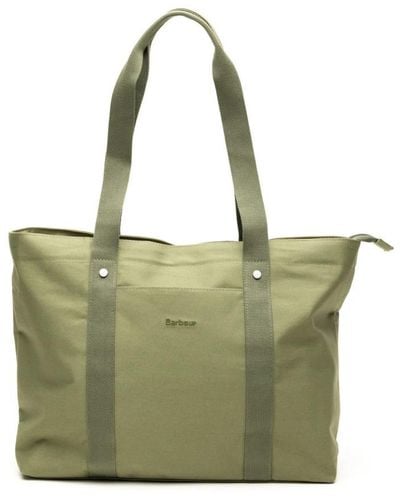 Barbour Tote Bags - Green