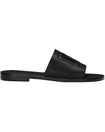 Dolce & Gabbana Shoes > flip flops & sliders > sliders - Noir